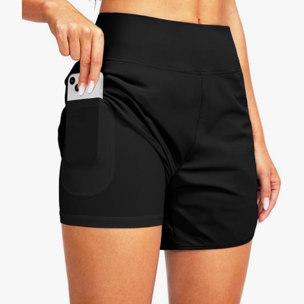 Women’s Compression Swim Shorts NWT